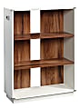 Sauder® Vista Key 41"H 3-Shelf Bookcase, Pearl Oak/Blaze Acacia