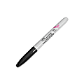 Sharpie® Permanent Fine-Point Markers, Black/Pink Ribbon, Pack Of 12 Markers