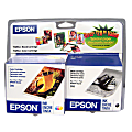 Epson® T028 (T028201-BCD) Black/Tricolor Ink Cartridges, Pack of 2 1 thumbnail image