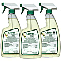 Citrus II Germicidal Cleaner - Ready-To-Use Spray - 22 fl oz (0.7 quart) - Citrus ScentBottle - 3 / Pack - White, Green 1 thumbnail image
