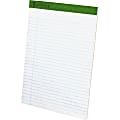 TOPS® Perforated Legal Writing Pads, 8 1/2" x 11 3/4", 50 Sheets, 100% Recycled, Pack Of 12