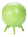 Gaiam Kids' Stay-N-Play Inflatable Ball Chair, Lime 1 thumbnail image