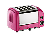 Dualit NewGen Extra-Wide Slot Toaster, 4-Slice, Chilly Pink
