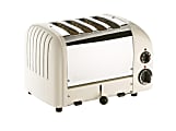 Dualit NewGen Extra-Wide Slot Toaster, 4-Slice, Canvas White