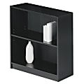 Realspace® Basic Bookcase, 2 Shelves, Black 1 thumbnail image