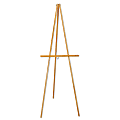 Quartet® Hardwood Display Easel, Natural Oak Finish