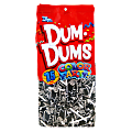 Dum Dums Black Cherry Lollipops, Party Black, 75 Pieces Per Bag, Pack Of 2 Bags