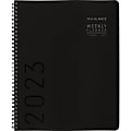 AT-A-GLANCE Contemporary Lite 2023 RY Weekly Monthly Planner, Black, Large, 8 1/4" x 11"