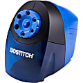 Bostitch QuietSharp? 6 Antimicrobial Classroom Electric Pencil Sharpener - 6 Hole(s) - Helical - Blue - 1 / Each