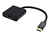 AddOn 8in DisplayPort to HDMI Adapter Cable - Adapter - DisplayPort male to HDMI female - 7.9 in - black