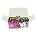 Charles Leonard Loose Leaf Book Rings, 2", 375 Sheets, 50 Rings Per Box, Pack Of 3 Boxes 1 thumbnail image