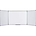 MasterVision® Trio Magnetic Unframed Dry-Erase Whiteboard, 36" x 96", White