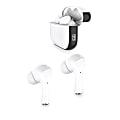 Bytech iHome XT-62 True Wireless Bluetooth In-Ear Earbuds, White, HMAUBE233WT