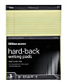 Office Depot® Brand Professional Legal Pad, 8 1/2" x 11 3/4", Legal Ruled, 100 Pages (50 Sheets), Canary, Pack Of 3