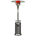 Hanover 7-Ft. Steel Umbrella Propane Patio Heater in Stainless Steel - Gas - Propane - 14.07 kW - 16 Sq. ft. Coverage Area - Outdoor - Stainless Steel