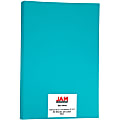 JAM Paper® Card Stock, Sea Blue, Ledger (11" x 17"), 65 Lb, 30% Recycled, Pack Of 50