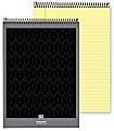 Office Depot® Brand Professional Top Wirebound Writing Pad, 8 1/2" x 11 3/4", Legal/Wide Ruled, 70 Sheets, Canary