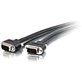 C2G 25ft VGA Cable - Select - In Wall Rated - M/M - 25 ft VGA Video Cable for Video Device, Monitor - First End: 1 x HD-15 Male VGA - Second End: 1 x HD-15 Male VGA - Black