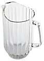 Cambro Camwear® P600CW135 Pitchers, 60 Oz, Clear, Pack Of 6 Pitchers