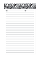 Office Depot® Brand Perforated Fashion Legal Pad, Narrow-Ruled, 5" x 8", White, 6 Pads Per Pack