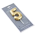 Hallmark "5" Metallic Gold Balloon Candle 1 thumbnail image