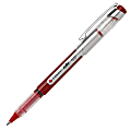 FORAY® Liquid Ink Rollerball Pen, Fine Point, 0.7 mm, Red Barrel, Red Ink 1 thumbnail image