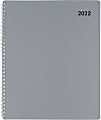 Office Depot® Brand Weekly/Monthly Appointment Book, 8-1/2" x 11", Silver, January To December 2022, OD710530