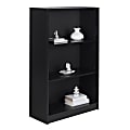 Realspace® Basic Bookcase, 3 Shelves, Black
