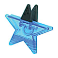 Ashley Productions Magnetic Clips, 3", Star, Yellow, Pack Of 12