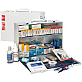 First Aid Only 2-Shelf First Aid Station, 11"H x 15 5/16"W x 4 1/2"D, White