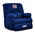 Imperial NFL GM Microfiber Recliner Accent Chair, New York Giants, Dark Blue