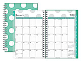 Blue Sky™ Weekly/Monthly Planner, 5" x 8", 50% Recycled, Penelope, January-December 2016