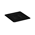 Cambro Camwear 1/6 Food Pan Lids With Handles, Black, Set Of 6 Lids 1 thumbnail image