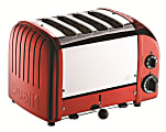 Dualit NewGen Extra-Wide Slot Toaster, 4-Slice, Apple Candy Red