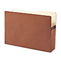 Smead® 2/5-Cut Top-Tab File Pockets, Legal Size, 3 1/2" Expansion, 30% Recycled, Redrope, Box Of 25 1 thumbnail image