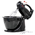 Better Chef 200-Watt Stand/Hand Mixer With Mixing Bowl, Black