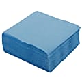 JAM PAPER Small Beverage Napkins - 5 x 5 - Pastel Blue - 40/Pack  1 thumbnail image