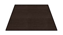 WorkPro® Flex Collection Trapezoid Table Top, Espresso 1 thumbnail image