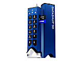 iStorage® datAshur SD Encrypted USB Flash Drive With iStorage® microSD Card Slot, Blue 1 thumbnail image