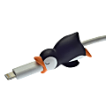 Digital Energy World Smartphone Cable Protector, Penguin, 5/8"H x 5/16"W x 5/16"D, Black/White, DMS3-1085 1 thumbnail image