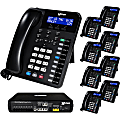 XBLUE X16 Plus Phone System Bundle With 9 XD10 Phones