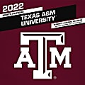 Lang Turner Licensing Monthly Wall Calendar, 12" x 24", Texas A&M Aggies, January to December 2022