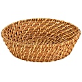 Martha Stewart Woven Loaf Basket, 2-1/4"H x 9"W x 9"D, Brown