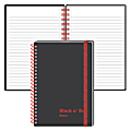 Black n' Red™ Wirebound Notebook, 3 5/8" x 5 7/8", 1 Subject, Wide Ruled, 70 Sheets, Black/Red 1 thumbnail image