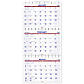 2024-2026 AT-A-GLANCE® Move-A-Page 3-Month Monthly Wall Calendar, 12" x 27", Traditional, December 2024 To February 2026, PMLF1128 1 thumbnail image