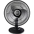 Lasko 12" Table Fan - 12" Diameter - 3 Speed - Oscillating, Tilt Back, Carrying Handle, Manual Control, Breeze Mode, Safety Fuse - 18.5" Height x 14.3" Width - Metal 1 thumbnail image