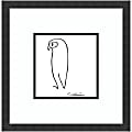 Amanti Art Owl by Pablo Picasso Wood Framed Wall Art Print, 17”W x 17”H, Black 1 thumbnail image