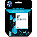 HP 84 Original Ink Cartridge - Single Pack - Inkjet - Light Cyan - 1 Each