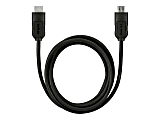 Belkin - High Speed - HDMI cable with Ethernet - HDMI male to HDMI male - 20 ft - black - for Belkin USB-C to HDMI + Charge Adapter