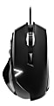 Azio Aventa Backlit USB Optical Gaming Mouse, 5"H x 3.1"W x 1.7"D, Black, GM-AVENTA-01